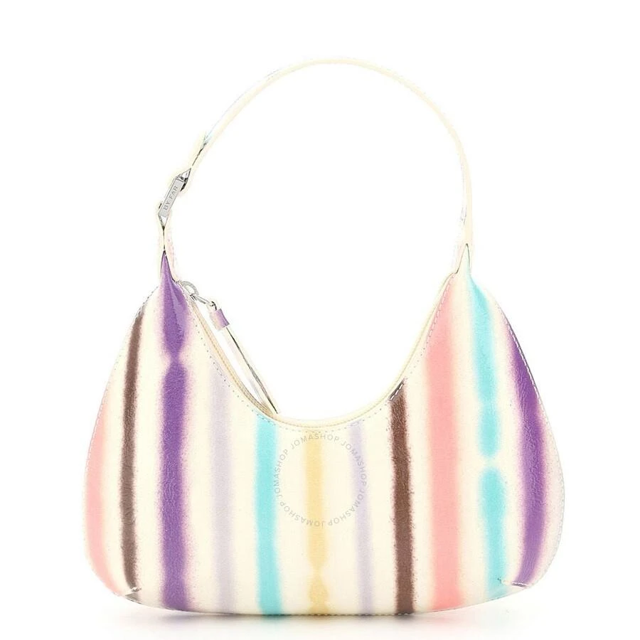 商品by FAR|Ivory Ladies Baby Amber Striped Leather Hobo Bag,价格¥2381,第1张图片