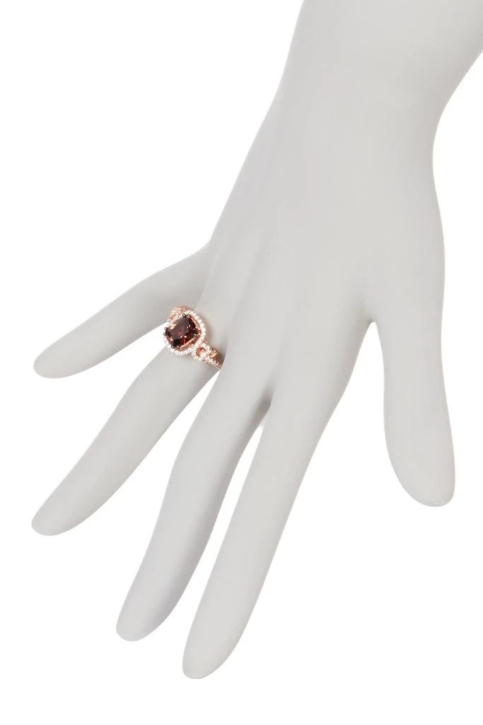 商品Suzy Levian|14K Rose Gold Plated Sterling Silver Brown Chocolate CZ Ring,价格¥1051,第3张图片详细描述