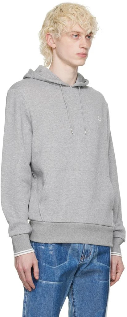 商品Fred Perry|Gray Tipped Hoodie,价格¥834,第2张图片详细描述