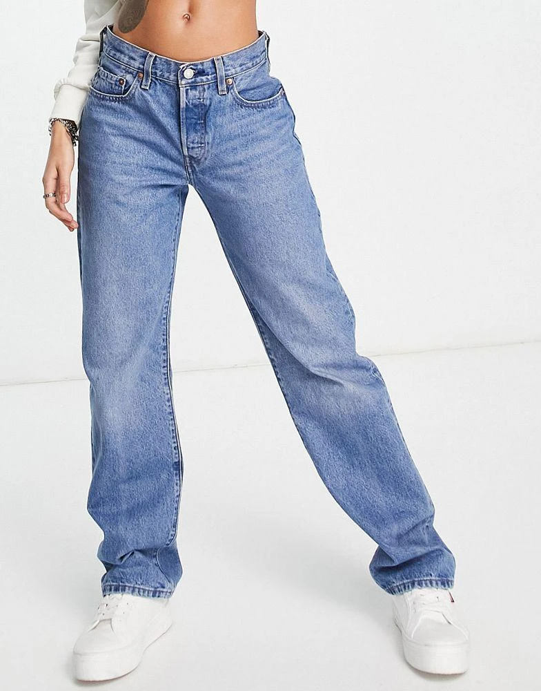商品Levi's|Levi's 90's 501 jeans in mid wash blue,价格¥1038,第1张图片
