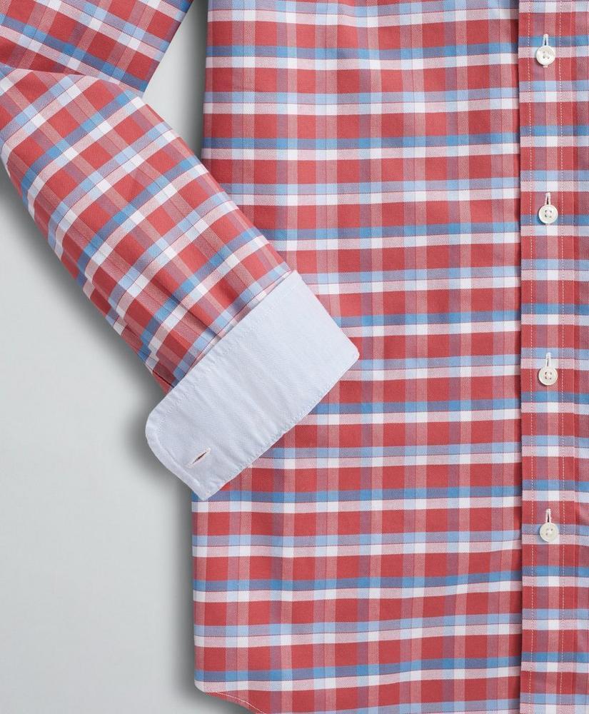 商品Brooks Brothers|Stretch Regent Regular-Fit Sport Shirt, Non-Iron Grid Oxford,价格¥294,第5张图片详细描述