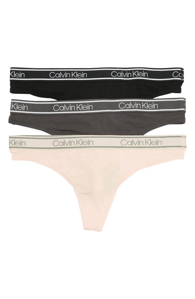 商品Calvin Klein|Comfort 3-Pack Low Rise Thongs,价格¥137,第1张图片