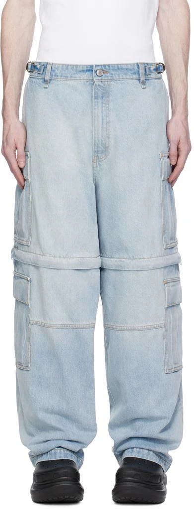 商品VTMNTS|Blue Detachable Leg Cargo Pants,价格¥3413,第1张图片