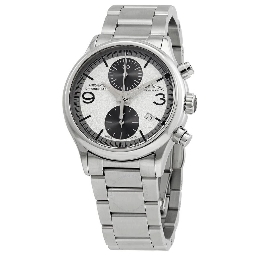 商品Armand Nicolet|MHA Chronograph Automatic Silver Dial Men's Watch A844HAA-AG-M2850A,价格¥11938,第1张图片