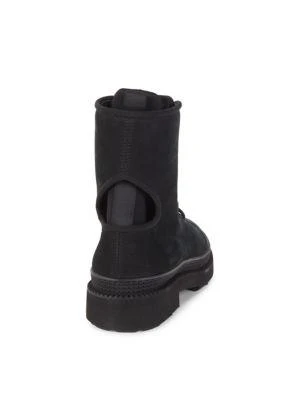 商品Salvatore Ferragamo|​Tolk Suede Combat Boots,价格¥3704,第3张图片详细描述
