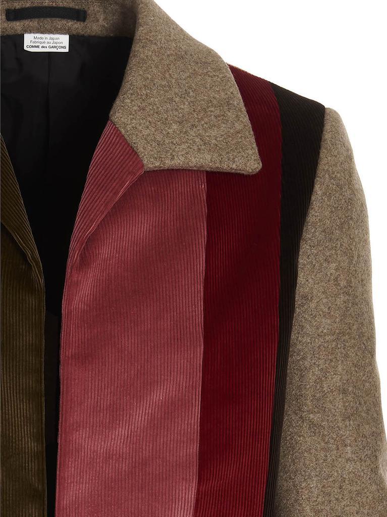 商品Comme des Garcons|Patchwork multicolor wool coat,价格¥10736,第5张图片详细描述