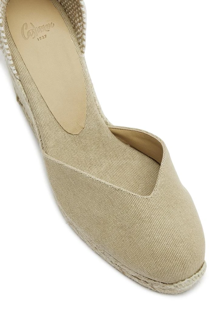 商品CASTAÑER|Chiara 80 canvas wedge espadrilles,价格¥1031,第4张图片详细描述