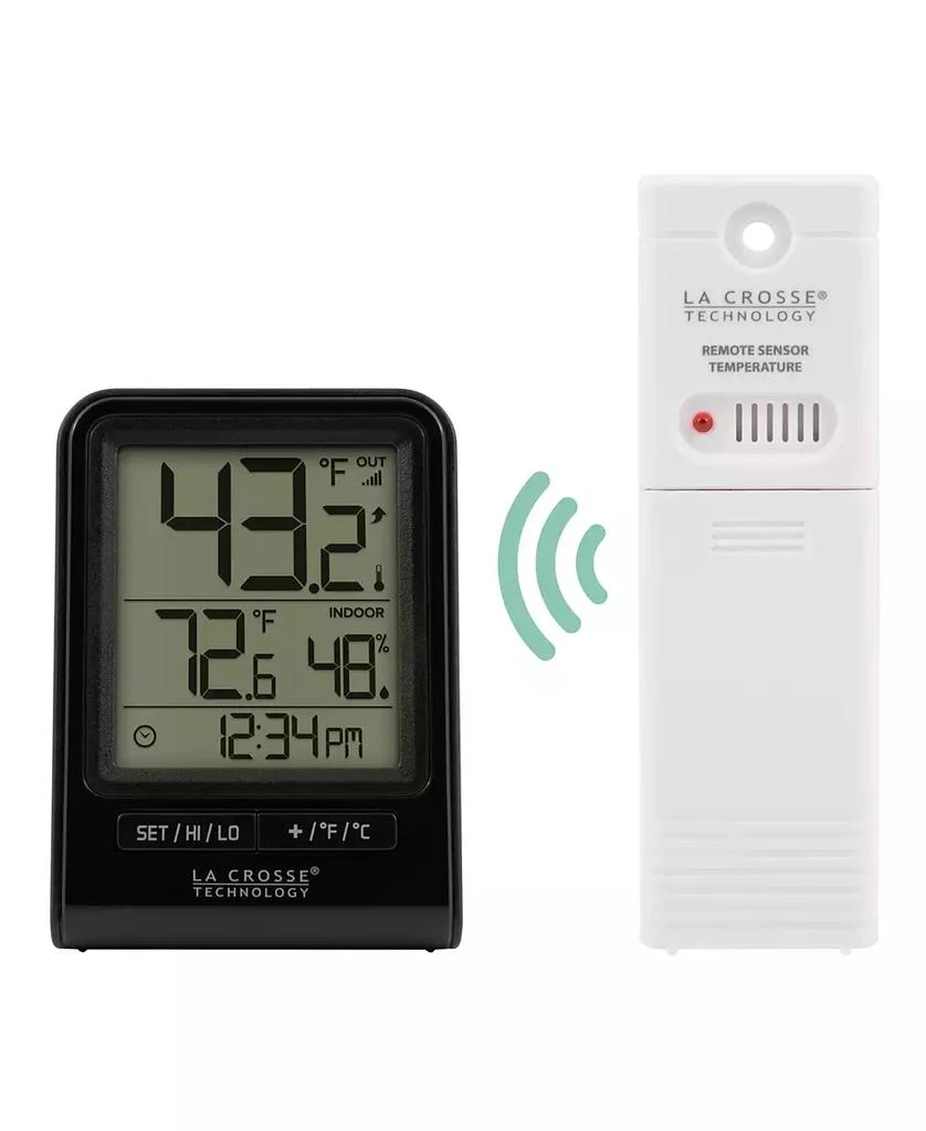 商品La Crosse Technology|308-1409BT Wireless Temperature Station with Time,价格¥217,第2张图片详细描述