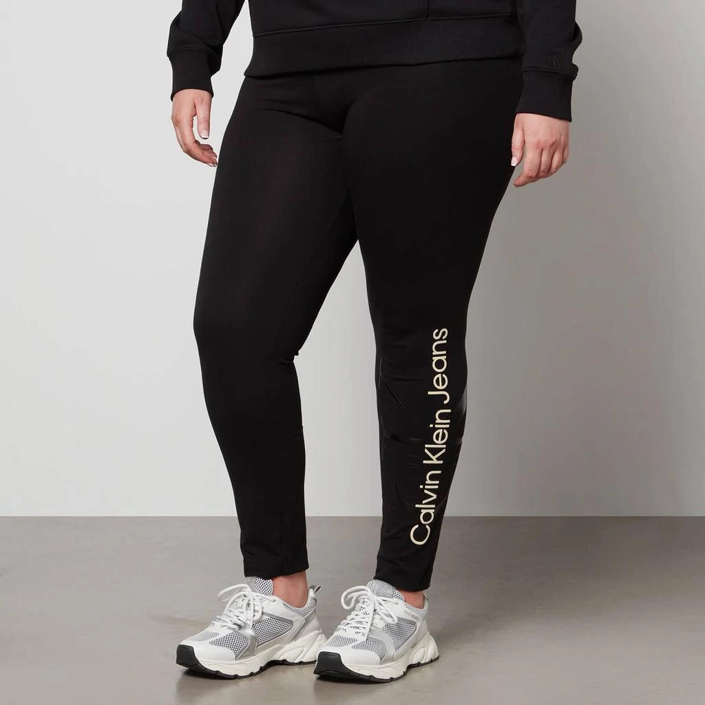 商品Calvin Klein|Calvin Klein Jeans Plus Stretch-Cotton Leggings,价格¥283,第1张图片