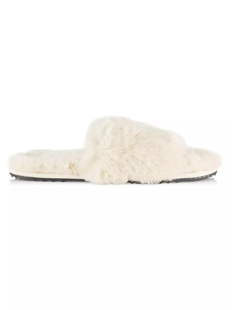 商品Apparis|Diana Faux Fur Open-Toe Slippers,价格¥687,第1张图片