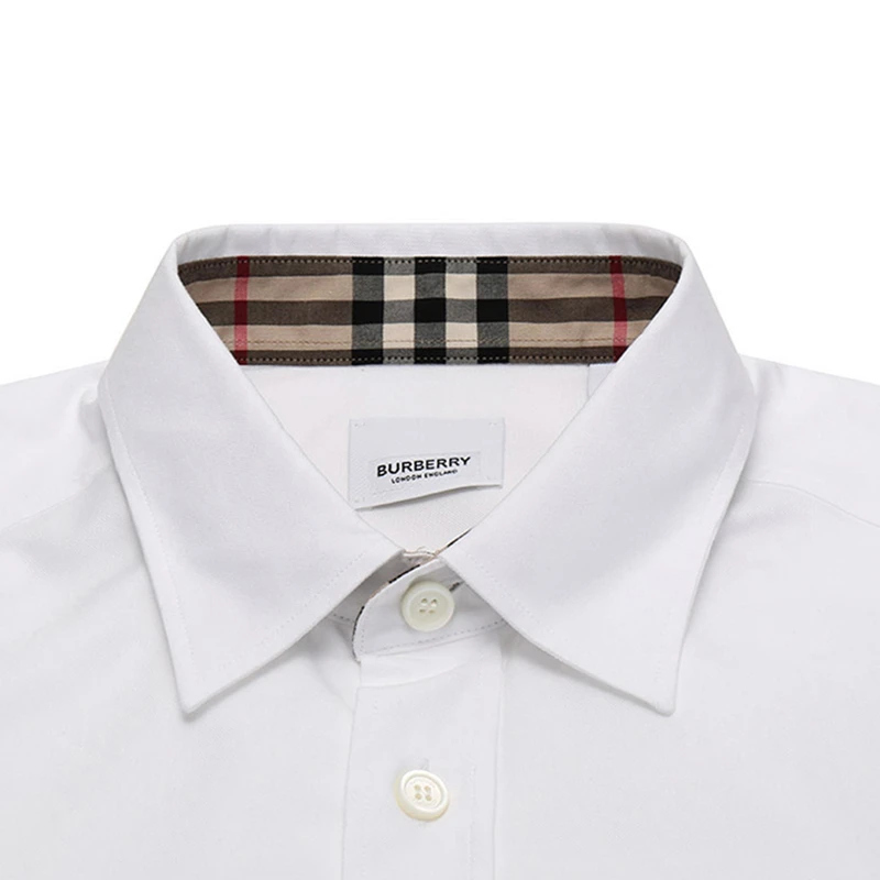 BURBERRY 白色男士衬衫 8024514 商品