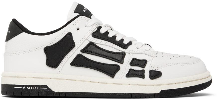 White & Black Skel Sneakers商品第1张图片规格展示