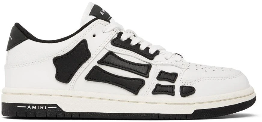 商品AMIRI|White & Black Skel Sneakers,价格¥5246,第1张图片