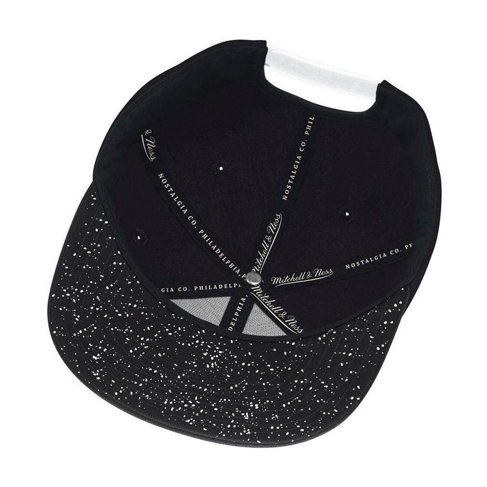 商品Mitchell and Ness|Men's Black, White Cleveland Cavaliers Snapback Adjustable Hat,价格¥257,第5张图片详细描述