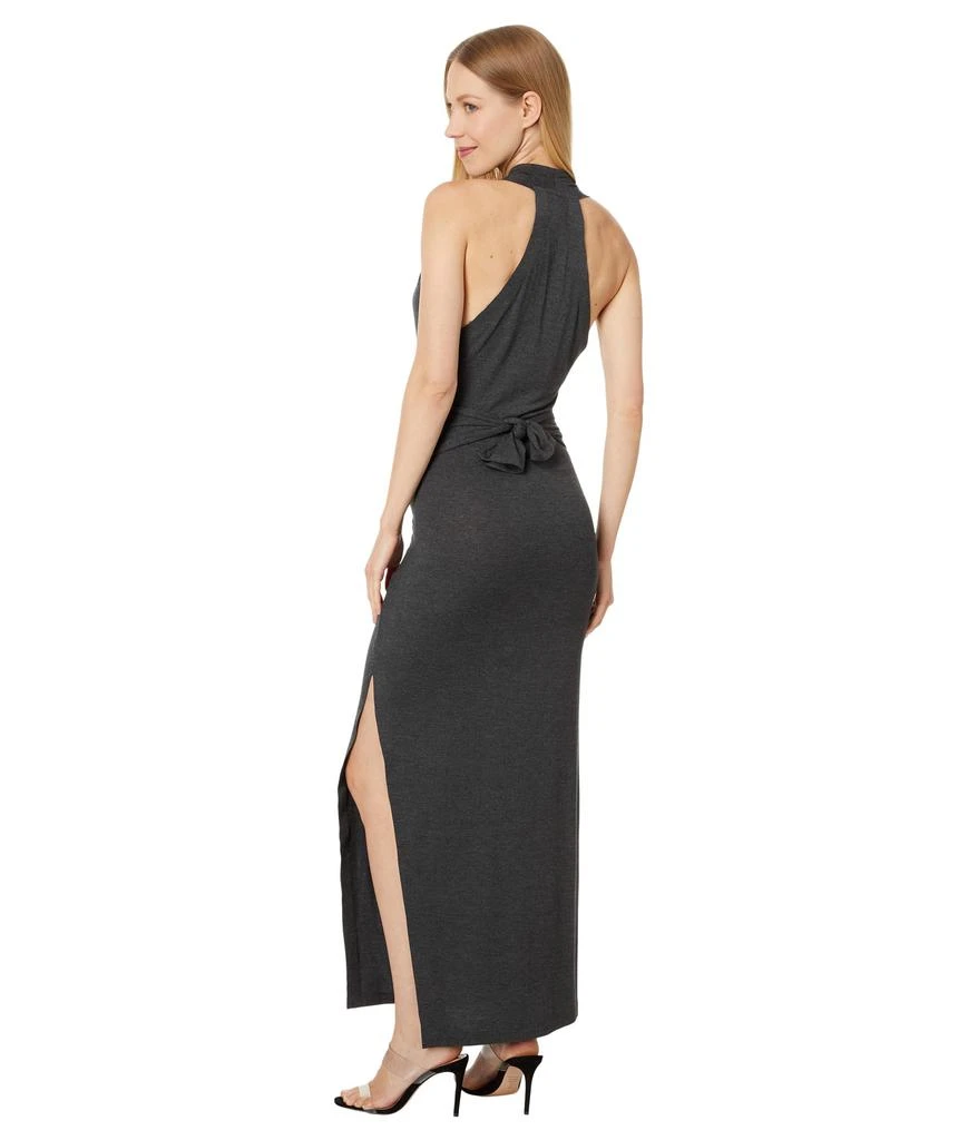 商品Norma Kamali|Neeta Tie Front Side Slit Gown,价格¥848,第2张图片详细描述