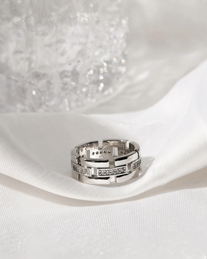 商品Luv AJ|The Rossi Cigar Ring- Silver,价格¥278,第3张图片详细描述