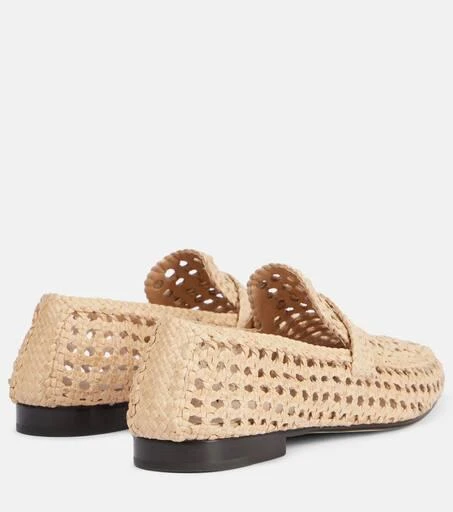 商品Loro Piana|Leon编织皮革乐福鞋,价格¥17640,第2张图片详细描述