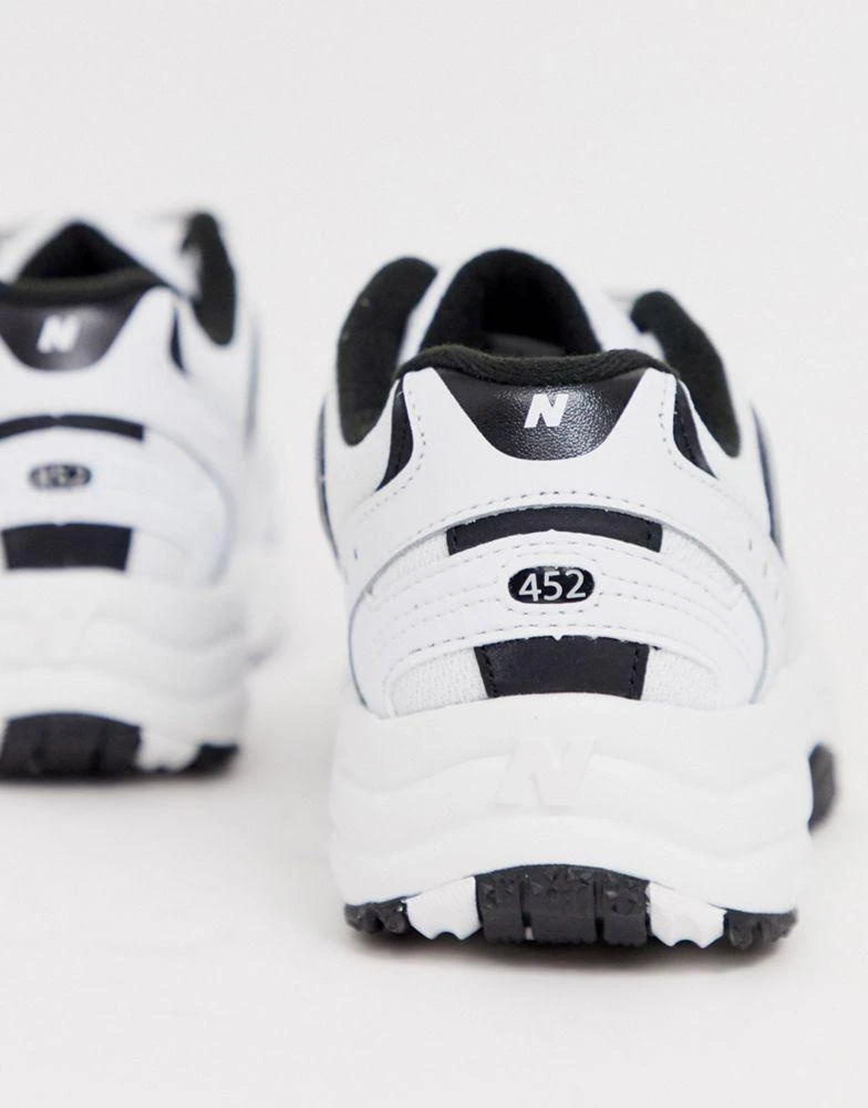 商品New Balance|New Balance 452 chunky trainers in white,价格¥715,第4张图片详细描述