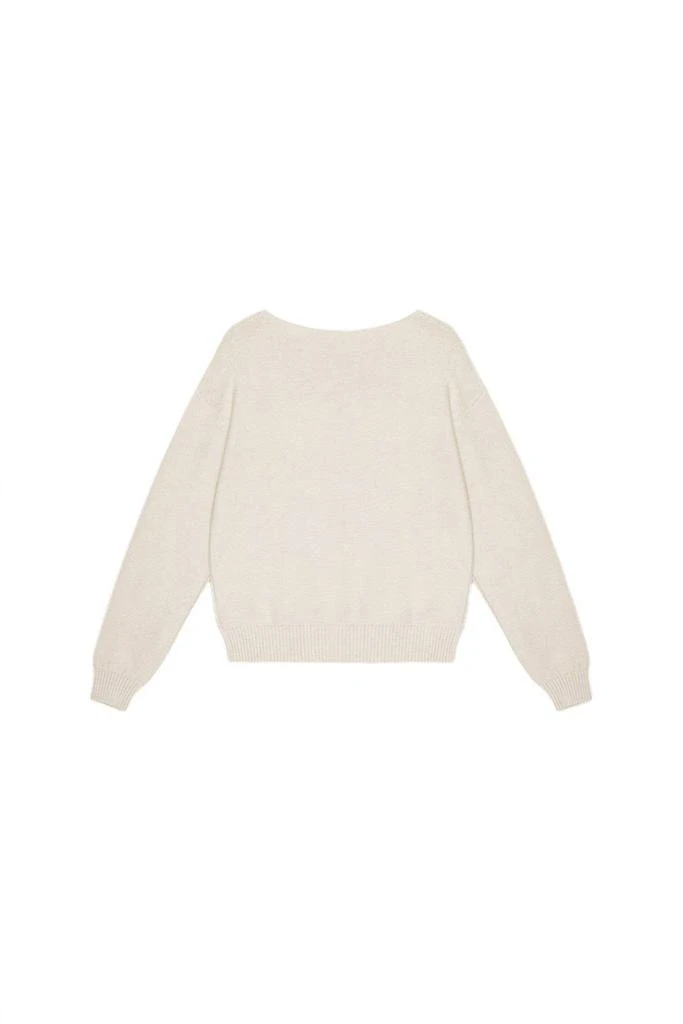 商品Moshi Moshi Mind|Serena Knit Sweater In Natural,价格¥582,第4张图片详细描述