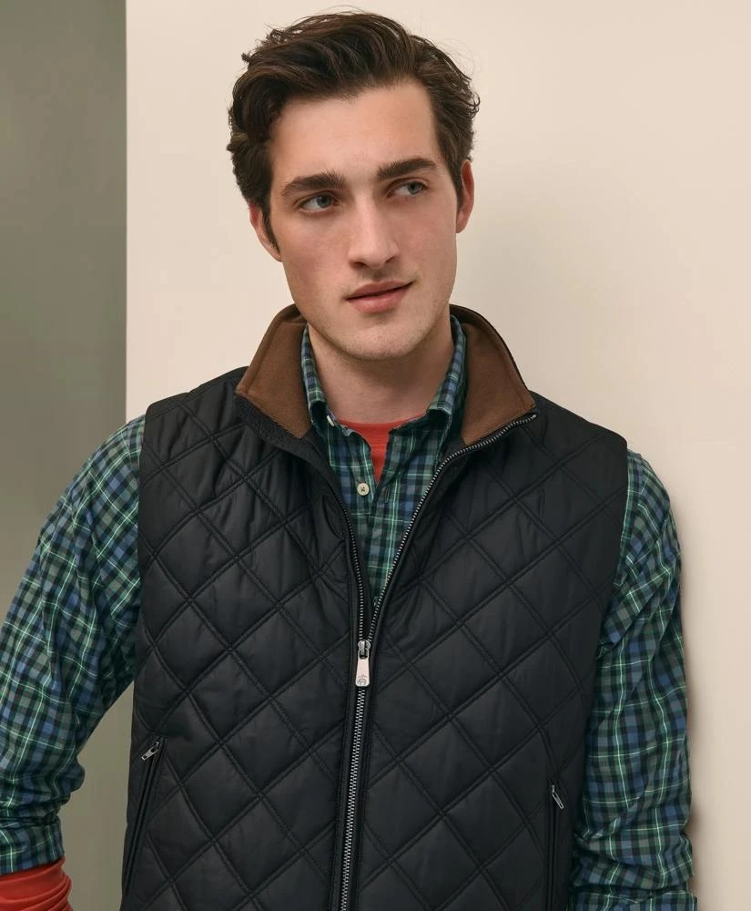 商品Brooks Brothers|Paddock Diamond Quilted Vest,价格¥1296,第1张图片