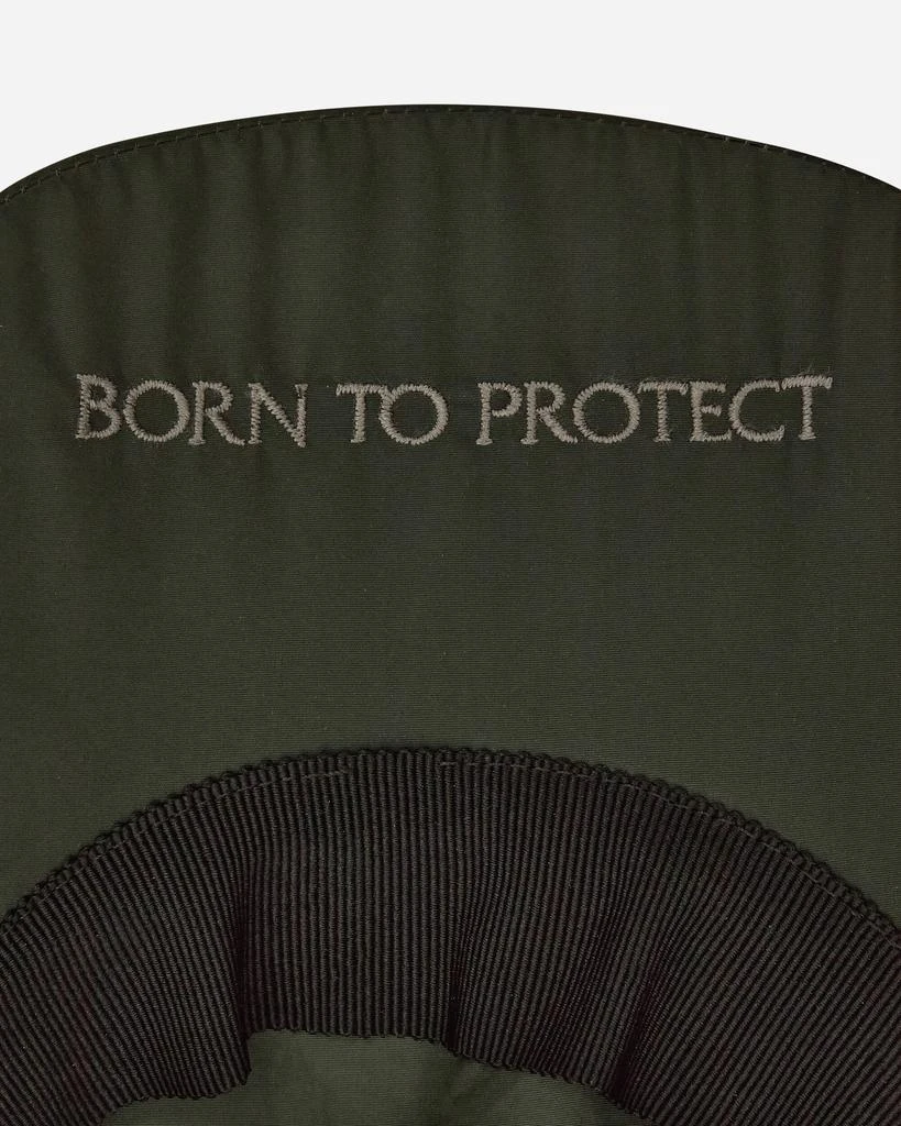 Born To Protect Embroidered Logo Baseball Cap Green 商品