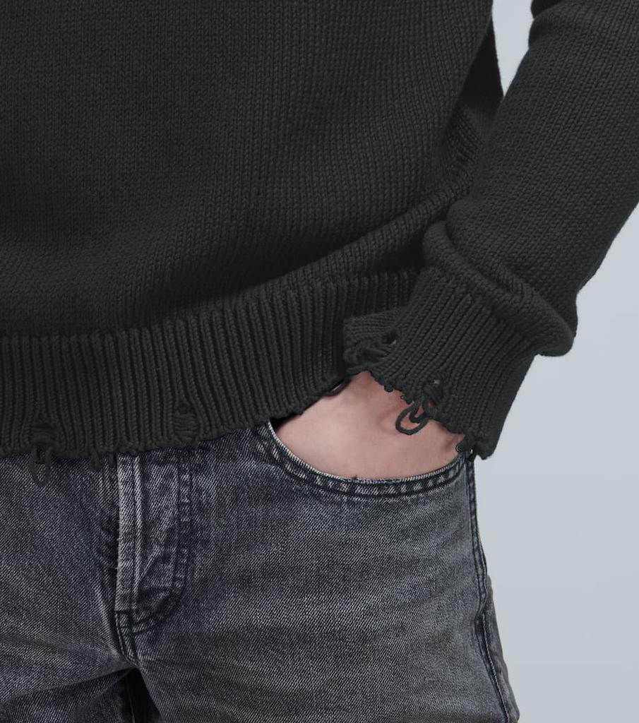 商品Yves Saint Laurent|破旧效果针织毛衣,价格¥7070,第7张图片详细描述