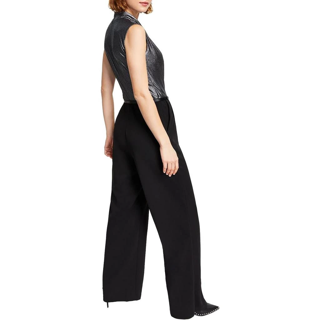 商品Tommy Hilfiger|Tommy Hilfiger Womens Glitter Wide Leg Jumpsuit,价格¥303,第3张图片详细描述