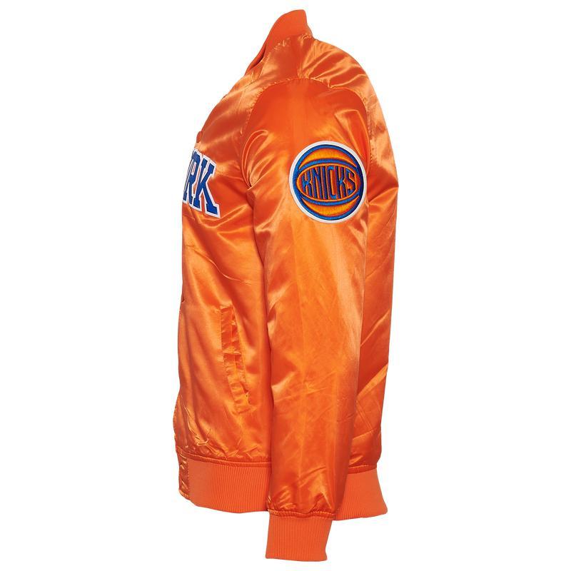 商品Pro Standard|Pro Standard Knicks Satin All Over Print Jacket  - Men's,价格¥645-¥931,第5张图片详细描述