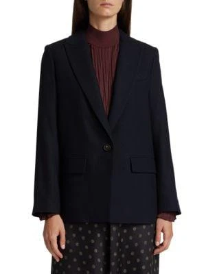 商品Vince|Boyfriend Wool Blend Blazer,价格¥798,第1张图片