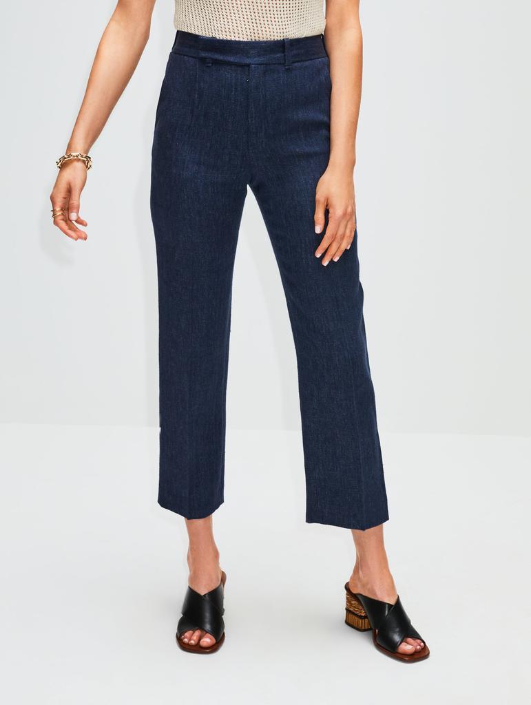 商品Chloé|Cropped Linen Trouser,价格¥3012,第6张图片详细描述