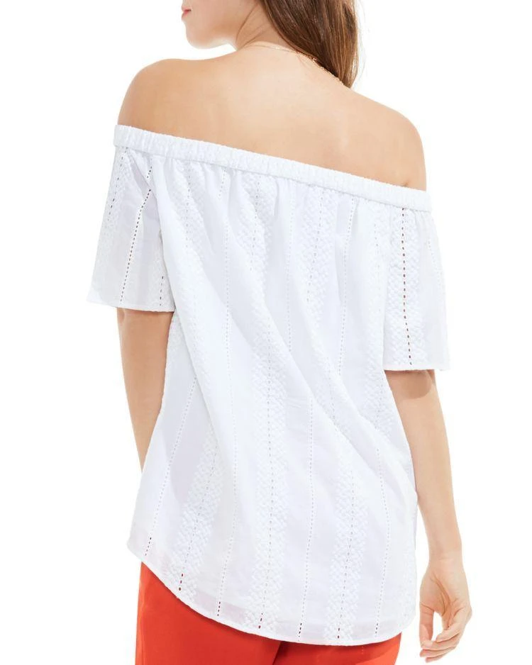 商品Vince Camuto|Eyelet Off-the-Shoulder Top,价格¥400,第2张图片详细描述