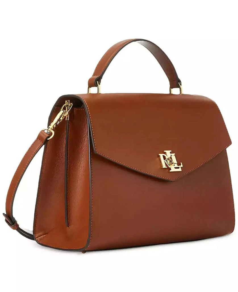 商品Ralph Lauren|Farrah Medium Leather Top-Handle Satchel,价格¥3196,第4张图片详细描述