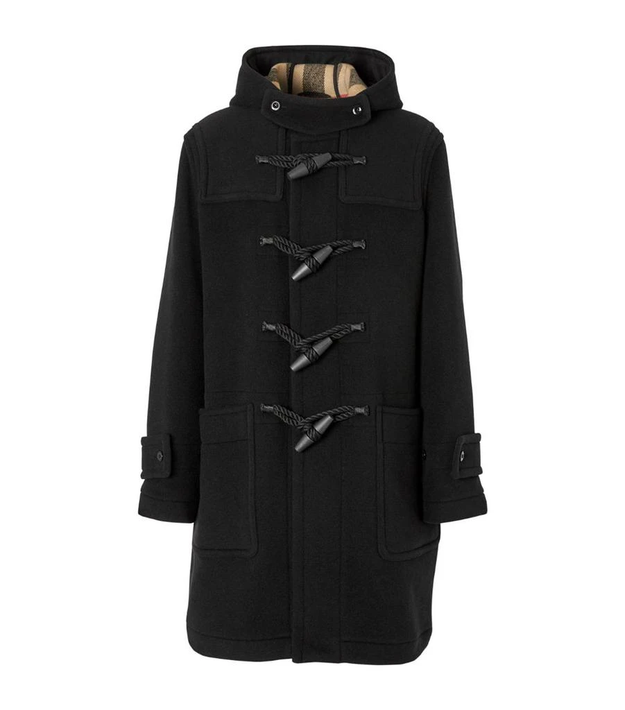 商品Burberry|Technical Wool Duffle Coat,价格¥16533,第1张图片