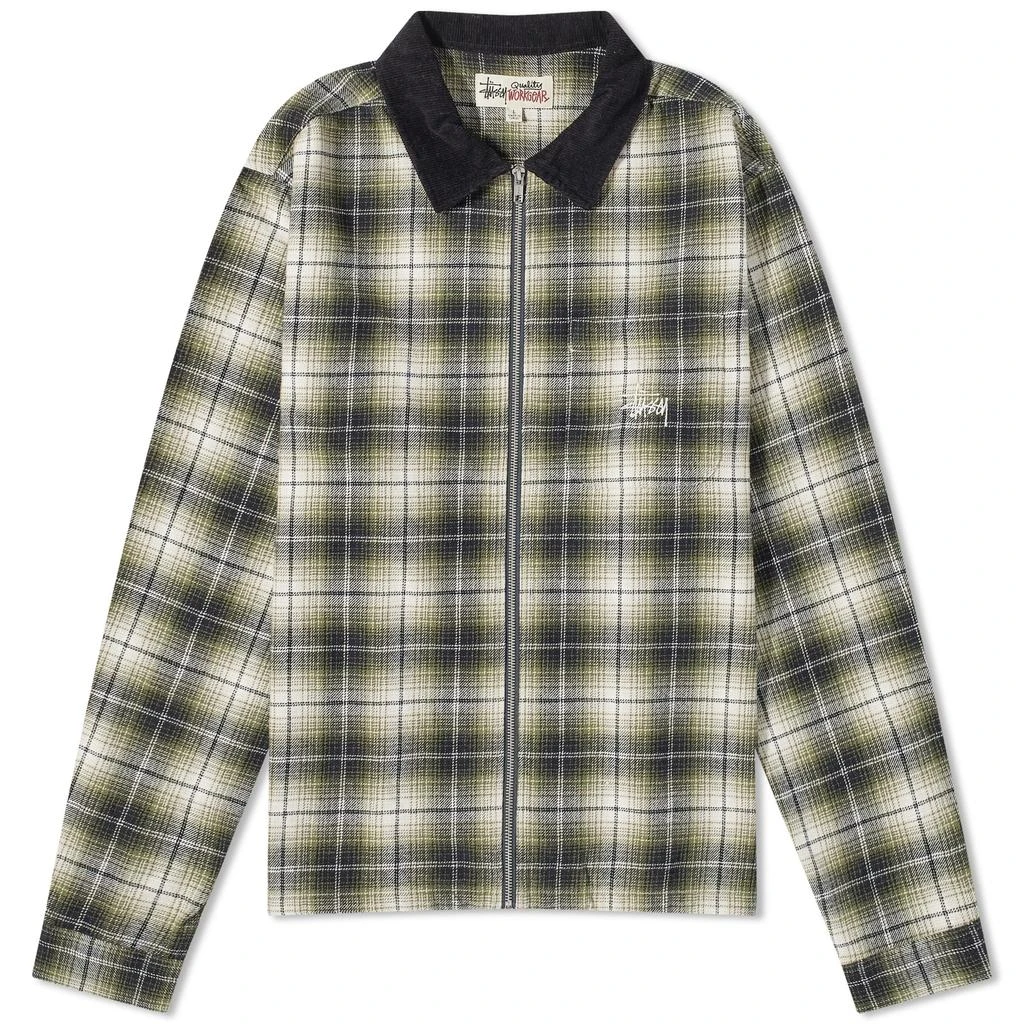 商品STUSSY|Stussy Frank Plaid Zip Shirt,价格¥1439,第1张图片