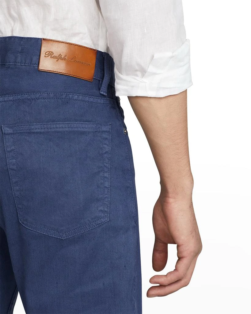 商品Ralph Lauren|Men's Slim Fit Linen-Cotton Stretch Jeans,价格¥2224,第5张图片详细描述