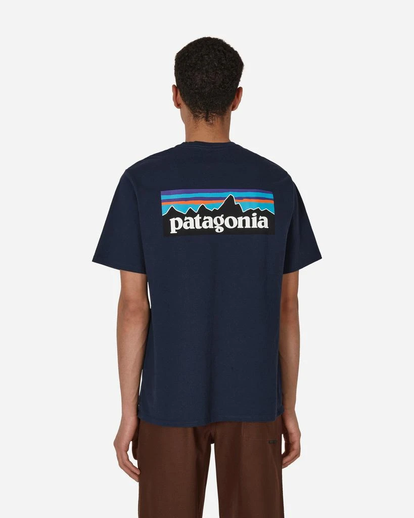 商品Patagonia|P-6 Logo Responsibili T-Shirt Blue,价格¥355,第3张图片详细描述