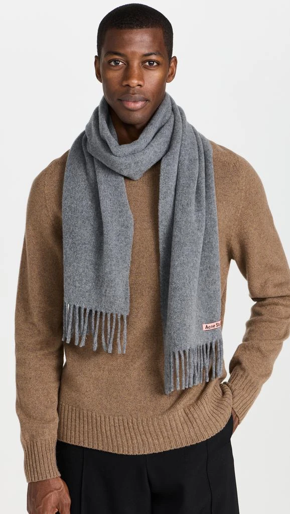 商品Acne Studios|Canada Skinny Wool Scarf,价格¥1290,第3张图片详细描述