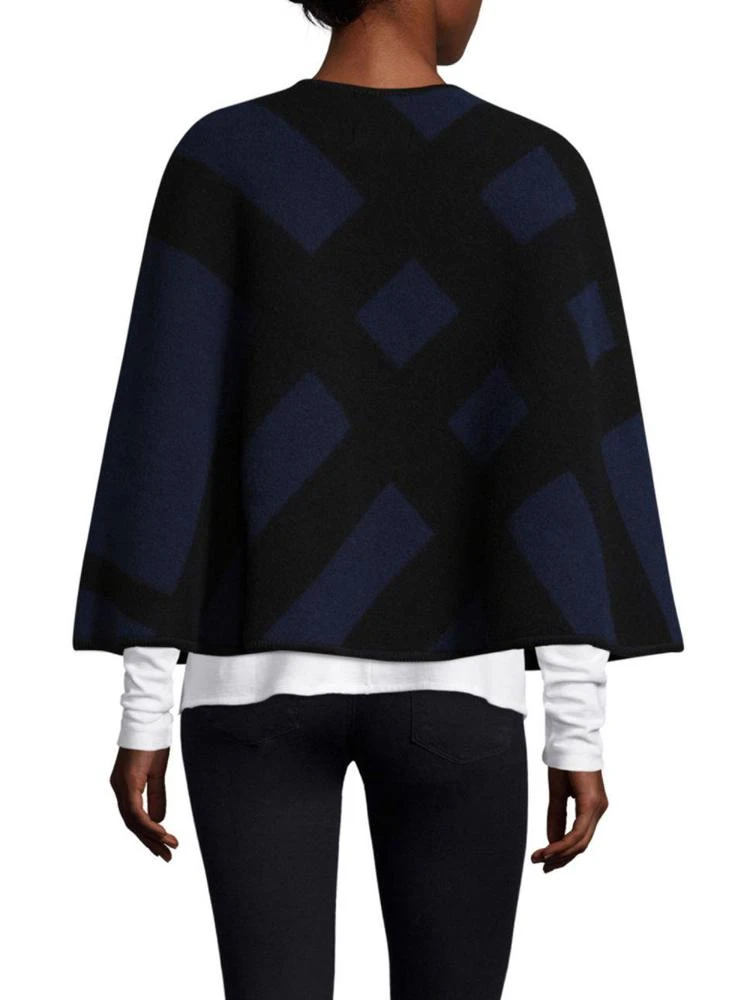 商品Burberry|Traditional Equestrian Check Poncho,价格¥3711,第2张图片详细描述