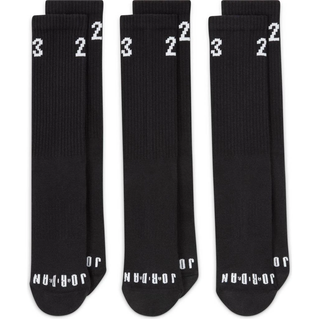商品Jordan|Jordan Men's Essentials Crew Socks - 3 Pack,价格¥94,第4张图片详细描述