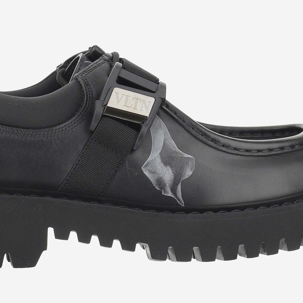 Valentino Valentino Flowersity VLTN Buckle Derby Shoes - Dress