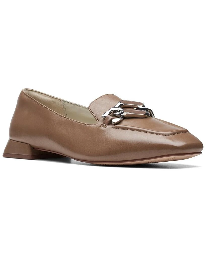 商品Clarks|Clarks Ubree15 Trim Leather Flat,价格¥282,第1张图片