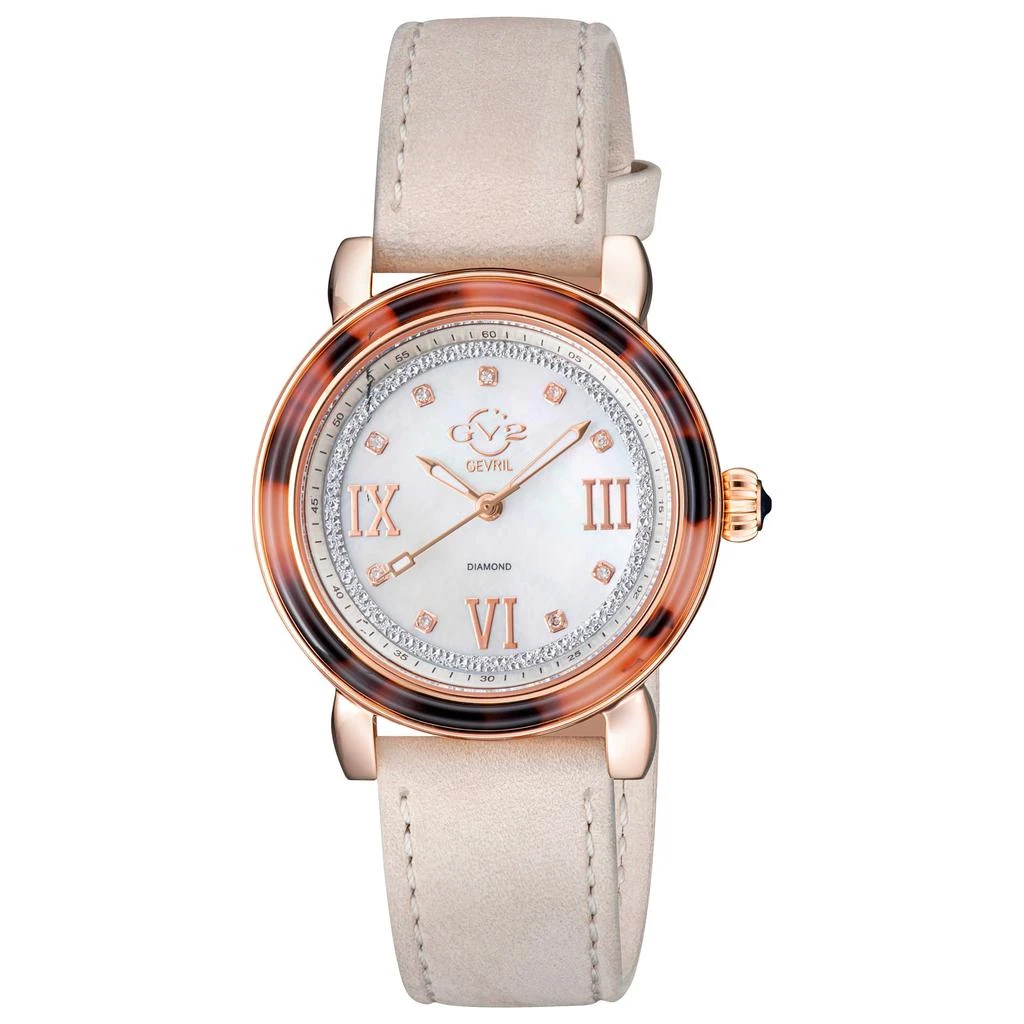 商品Gevril|GV2 by Gevril Women's Watch 9853,价格¥4776,第1张图片