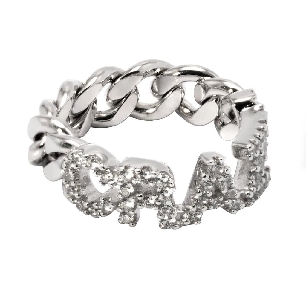 商品apm Monaco|Ladies Crazy Sterling Silver Ring,价格¥315,第1张图片