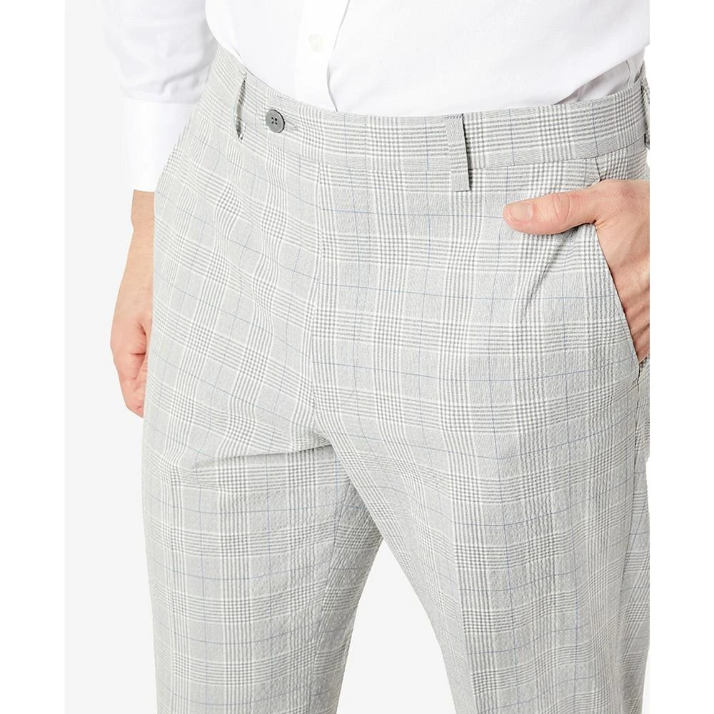 商品Ralph Lauren|Men's Classic-Fit Seersucker Plaid Suit Separate Pants,价格¥402,第4张图片详细描述