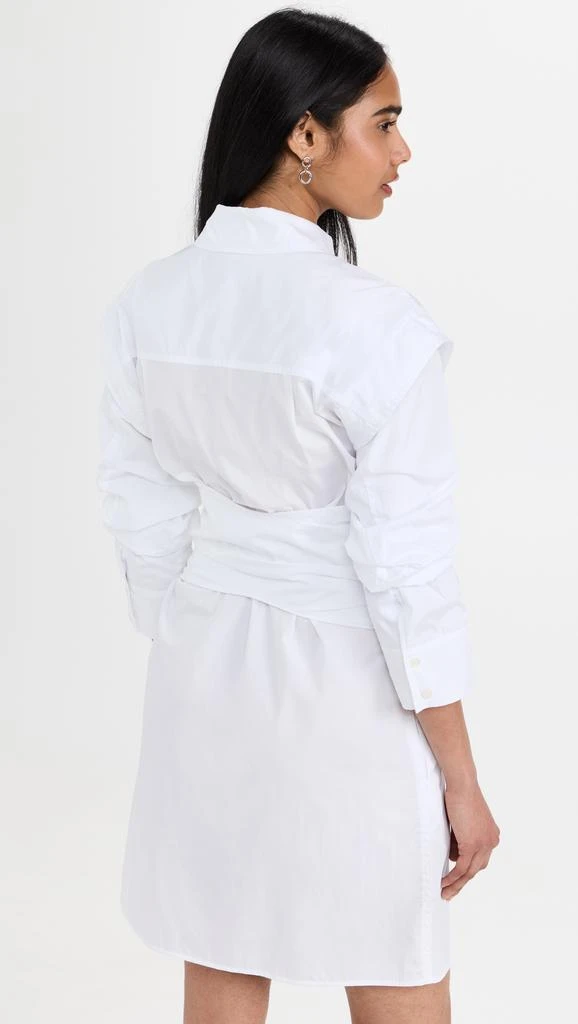 商品Derek Lam|Derek Lam 10 Crosby Skylar 前拉链衬衫连衣裙,价格¥847,第3张图片详细描述