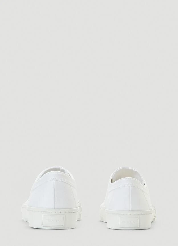 商品Prada|Cassetta Wheel Sneakers in White,价格¥2678,第4张图片详细描述