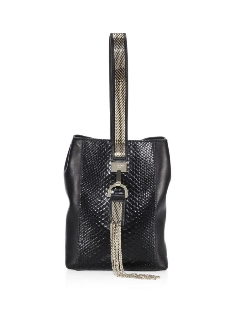 商品Lanvin|Small Python & Leather Wristlet,价格¥6354,第1张图片