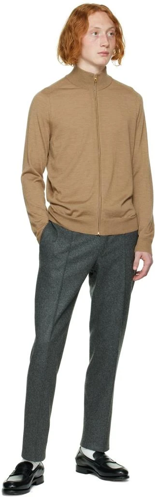 商品Dunhill|Beige Zip Sweater,价格¥3426,第4张图片详细描述