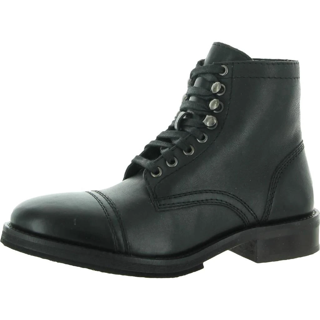 商品Steve Madden|Steve Madden Mens Buddy Solid Zipper Combat & Lace-up Boots,价格¥284,第1张图片