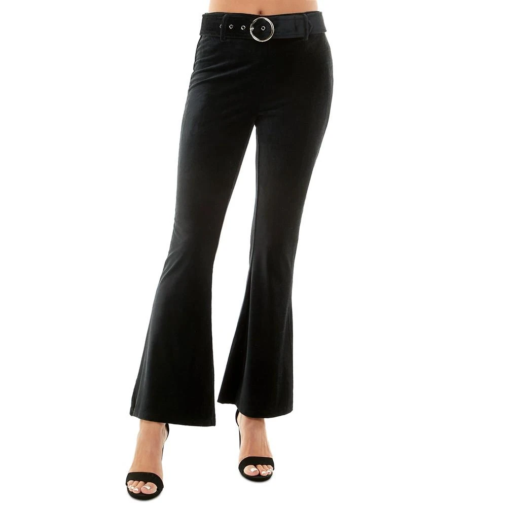 商品Ultra Flirt|Juniors' Corded Belted Flare Pants,价格¥81,第1张图片